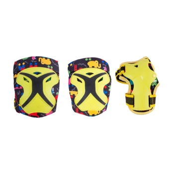 Набор защиты Tech Team Safe Fit Kids 3.0 Yellow (Жёлтый) Размер L